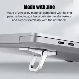 پایه نگهدارنده لپتاپ مدل D2 Aluminum alloy مناسب برای لپ تاپهای 17 اینچی و کوچکتر بسته 2 عددی