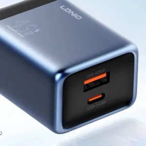 شارژر دیواری 45 وات الدینیو مدل Q12 به همراه کابل USB-C