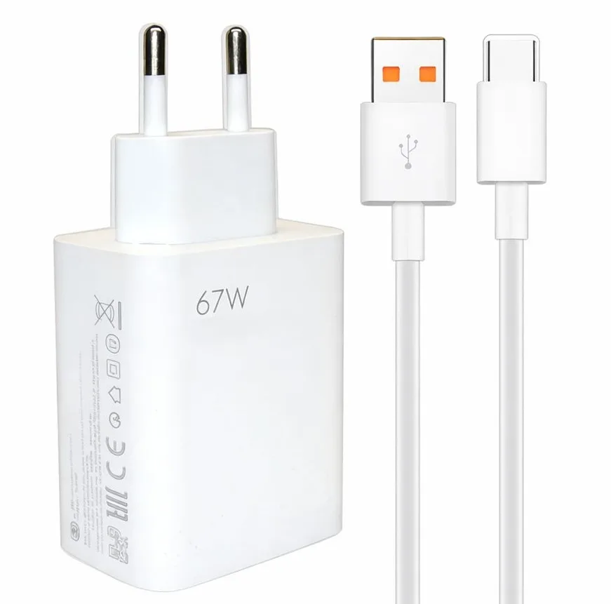 شارژر دیواری 67 وات مدل MDY-12-UAE به همراه کابل USB-C