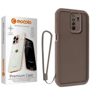 کاور موکولو مدل Silicone puffer Strap مناسب برای گوشی موبایل شیائومی Redmi Note 8 Pro به همراه بند آویز