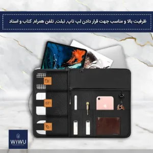 کیف لپ تاپ ویوو مدل Alpha Double Layer Sleeve مناسب برای لپ تاپ 15.6 اینچی
