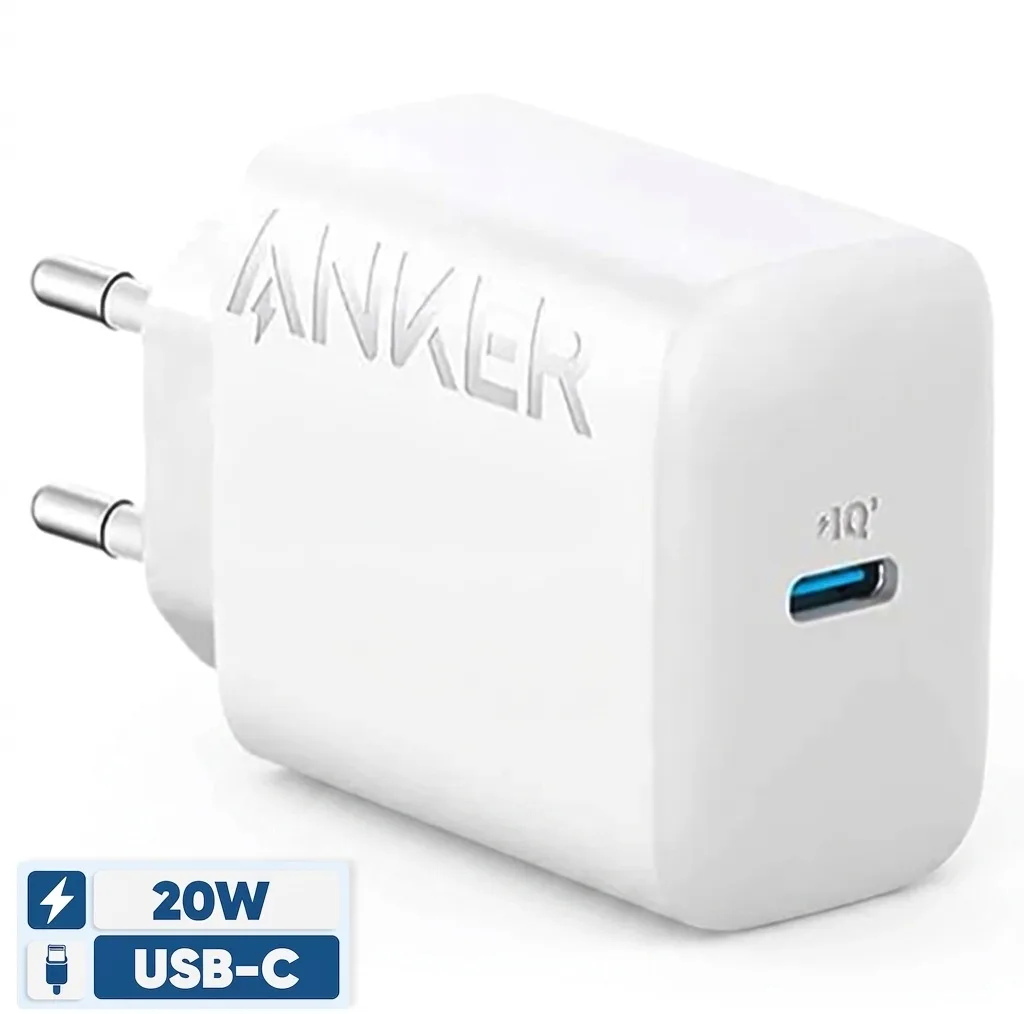 شارژر دیواری 20 وات انکر مدل Select Charger A2347
