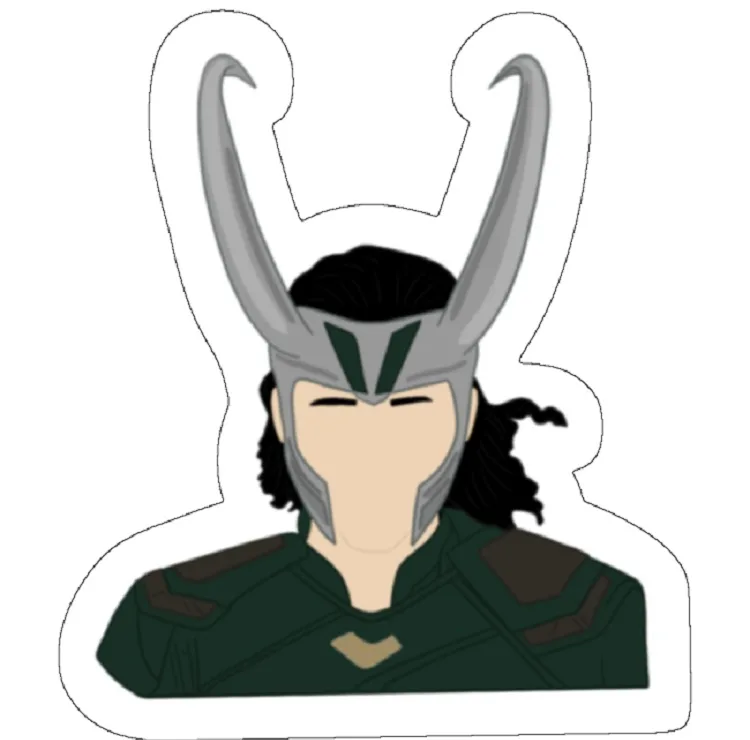 استیکر لپ تاپ مدل Loki