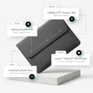 کاور لپ تاپ پِروین مدل LC-31 مناسب برای مک بوک پرو 13 اینچ