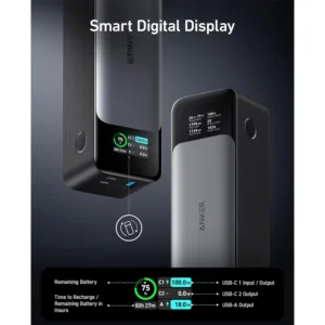 پاوربانک انکر مدل A1289 Anker 737 ظرفیت 24000 میلی آمپر ساعت
