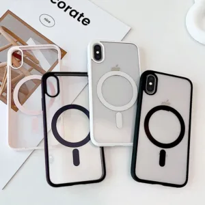 کاور مسیر مدل Silicone Magnetic Magsafe مناسب برای گوشی موبایل اپل iPhone x xs