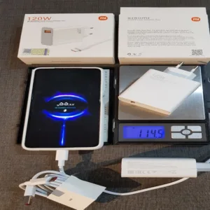 شارژر دیواری 120 وات مدل MDY-12 به همراه کابل USB-C