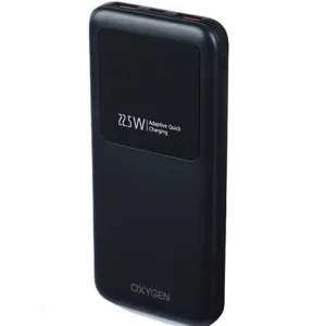 پاوربانک 22.5 وات اکسیژن مدل OX-110 ظرفیت 20000 میلی آمپر ساعت به همراه کابل USB-C