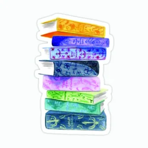 استیکر لپ تاب طرح کتاب کد 2535