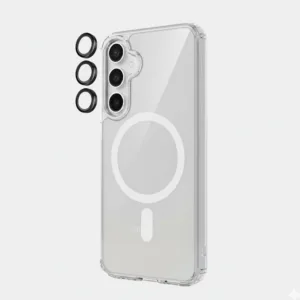 کاور آکوآرا مدل MagSafe BKRNG مناسب برای گوشی موبایل سامسونگ Galaxy S25 FE به همراه محافظ لنز