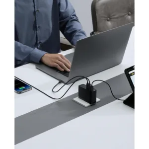 شارژر دیواری 160 وات بیسوس مدل GaN5 Pro 2C+U به همراه کابل تبدیل USB-C