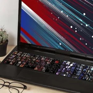 برچسب حروف فارسی کیبورد مدل Gaming کد K-112
