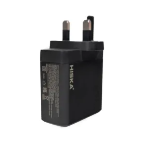شارژر دیواری 45 وات 2 پورت هیسکا مدل GAN-HKS-145UKS
