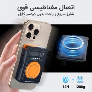 پاوربانک 22.5 وات سوران مدل SO-PO-Q7 Pro ظرفیت 10000 میلیآمپرساعت