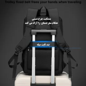 کوله پشتی لپ تاپ چینلو کد 5284 مناسب برای لپ تاپ 14.1 تا 15.6 اینچی