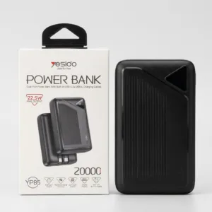 پاوربانک 22.5 وات یسیدو مدل YP85 ظرفیت 20000 میلی آمپر ساعت