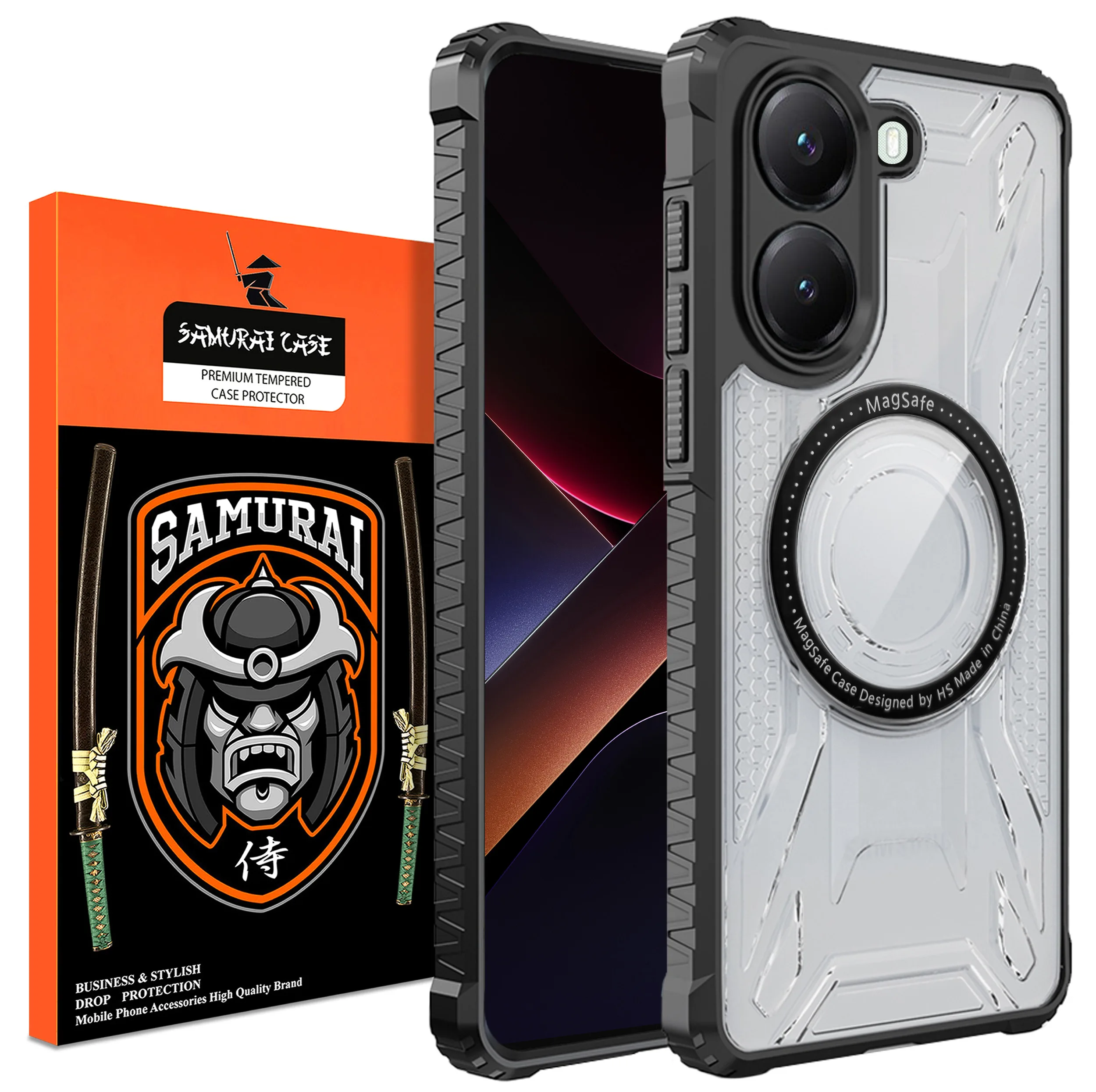 کاور سامورایی مدل Shocksafe مناسب برای گوشی موبایل شیائومی Poco X7 Pro