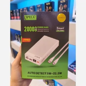 پاوربانک 22.5 وات اپی مکس مدل WECO 101 ظرفیت 10000 میلی‌آمپرساعت
