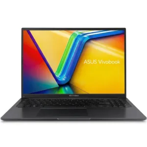 لپ‌تاپ 16 اینچی ایسوس مدل Vivobook 16 F1605VA-WS74 با پردازنده Core i7-1355U، رم 16 گیگابایت DDR4، حافظه SSD NVMe PCIe 4.0 با ظرفیت 512 گیگابایت، نمایشگر مات IPS با وضوح WUXGA، وب‌کم 720p با درپوش لنز، چرخش 180 درجه، سیستم عامل ویندوز