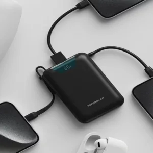 پاوربانک 22.5 وات پاورولوژی مدل york با ظرفیت 20000 ملی امپر به همراه کابل USB-C