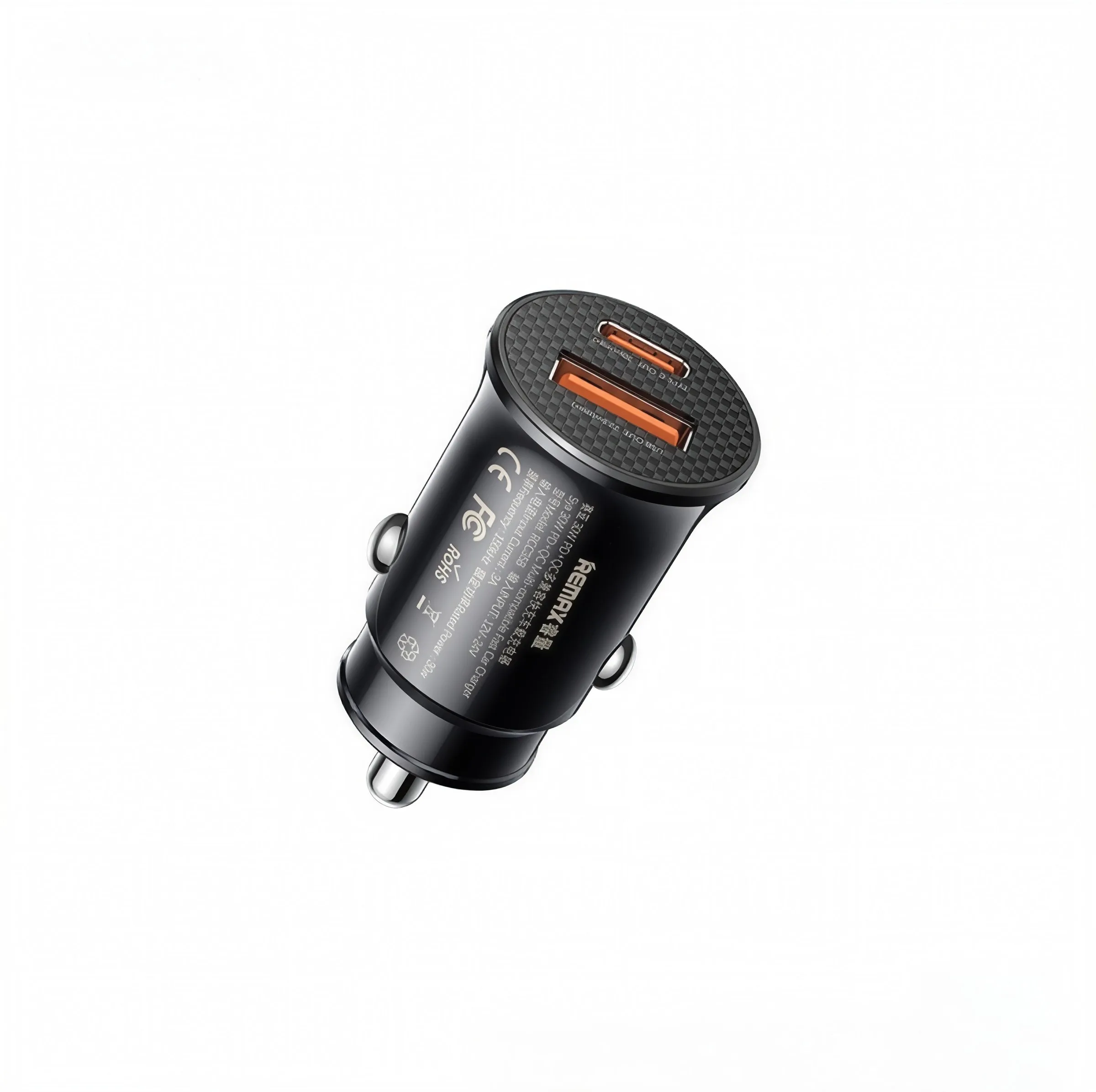 شارژر فندکی 30 وات دو پورت ریمکس مدل RCC358