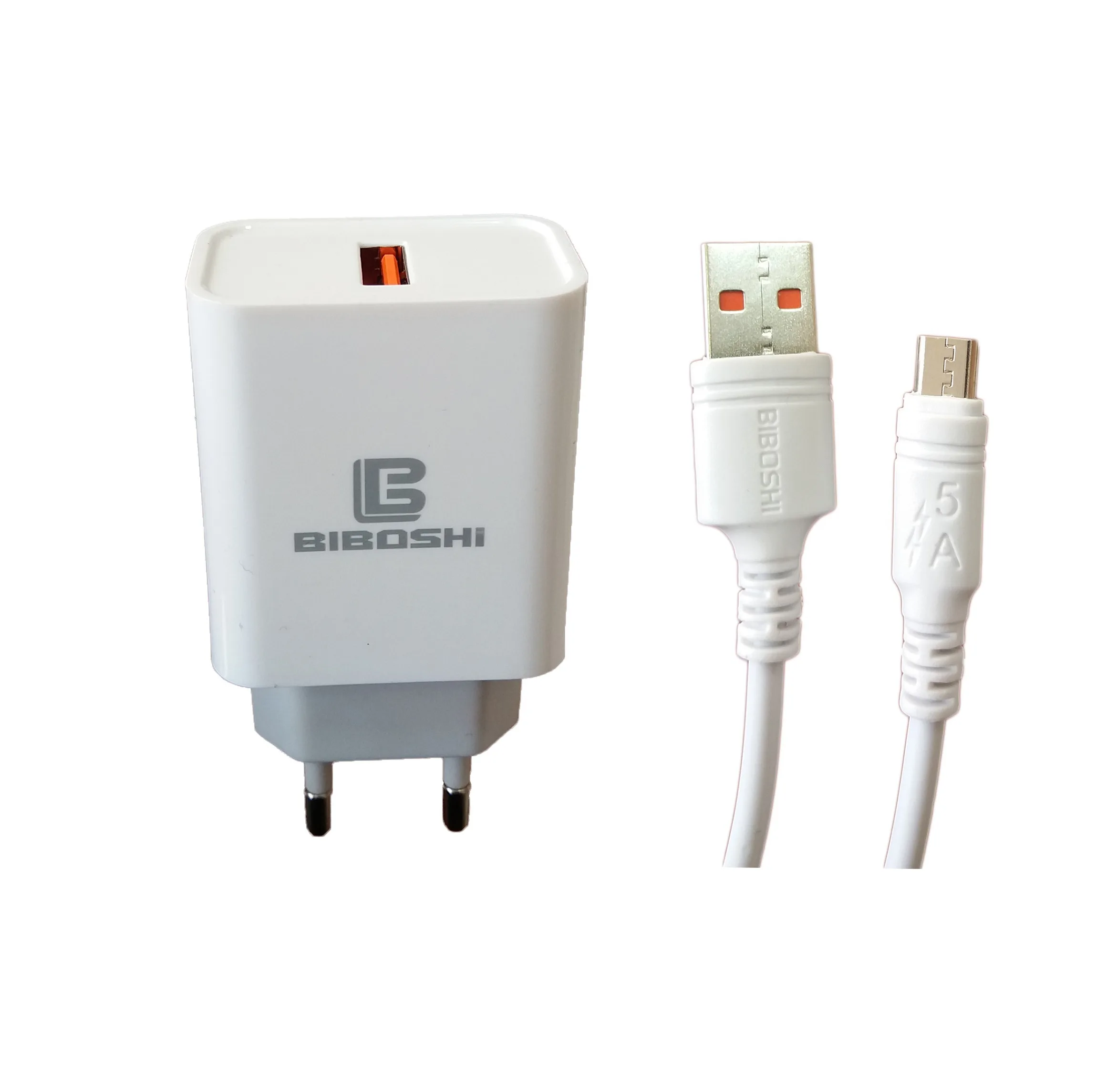 شارژر دیواری بیبوشی مدل C36 به همراه کابل تبدیل MicroUSB