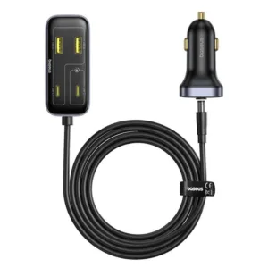 شارژر فندکی 110 وات 6 پورت بیسوس مدل BackseatPal L1