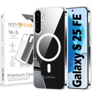 کاور بادی قاب مدل Magsafe-S25FE طرح مگ سیف مناسب برای گوشی موبایل سامسونگ Galaxy S25 FE