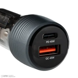 شارژر فندکی 90 وات دو پورت هایکواستار مدل HS-CC27
