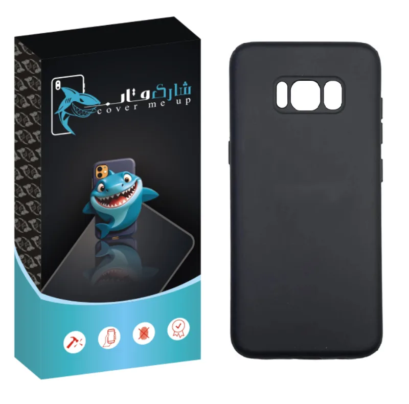 کاور شارک قاب مدل سیلیکونی مناسب برای گوشی موبایل سامسونگ Galaxy S8