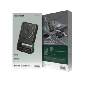 پاوربانک گرین لاین مدل ROTEX MAGSAFE ظرفیت 10000 میلی آمپر ساعت