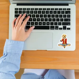 استیکر لپ تاپ کارنیکا طرح انیمه وان پیس لوفی مدل Luffy One Piece Anime-2222282 مجموعه 2 عددی