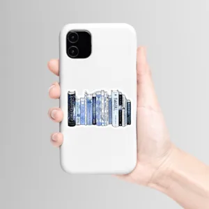 استیکر لپ تاپ و موبایل بووم طرح کتاب کد N40