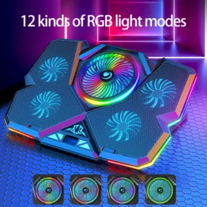 پایه خنک کننده لپ تاپ کول کلد مدل K44-RGB
