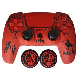 محافظ دسته بازی پلی استیشن 5 مدل Red dead PS5374 به همراه روکش آنالوگ