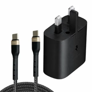 شارژر دیواری 25 وات لیندوس مدل Galaxy A15 به همراه کابل تبدیل USB-C