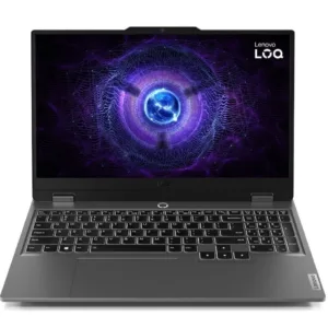 لپ‌تاپ 15.6 اینچی لنوو مدل LOQ 15IAX9 با پردازنده Core i5-12600HX، کارت گرافیک GeForce RTX 3050 با حافظه 6 گیگابایت، رم 16 گیگابایت DDR5، حافظه SSD با ظرفیت 512 گیگابایت و نمایشگر Full HD با نرخ نوسازی 144 هرتز