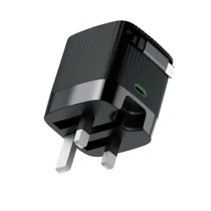 شارژر دیواری 65 وات باخروجی 45 وات +20 وات دارای 2 پورت برند گرین لاین مدل GL-GAN2  به همراه کابل USB-C به طول 0.7 متر