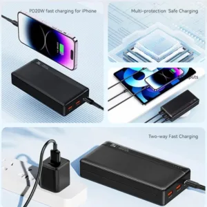 پاوربانک یوسمز مدل CD204 ظرفیت 20000 میلی آمپر ساعت