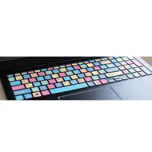 برچسب حروف فارسی کیبورد توییجین وموییجین طرح colors 28 مناسب برای لپ تاپ ایسوس 15 و 15.6 اینچ