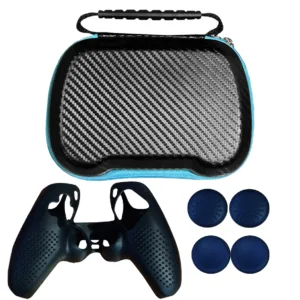 کیف حمل دسته بازی پلی استیشن 5 مدل PGTECH GP-506 به همراه روکش دسته و روکش آنالوگ