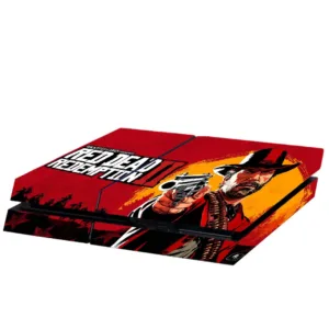 برچسب پلی استیشن ۴ مدل ps4 fat طرح red dead کد PS-1036