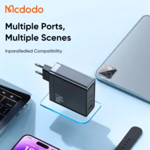 شارژر دیواری 140 وات مک دودو مدل CH-2913 به همراه کابل USB-C