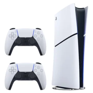 کنسول بازی سونی مدل PlayStation 5 Slim Digital Edition ظرفیت یک ترابایت ریجن 2016B اروپا به همراه دسته اضافه