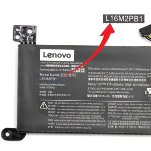 باتری لپ تاپ 6 سلولی مدل L16M2PB1 مناسب برای لپ تاپ لنوو ip320-15
