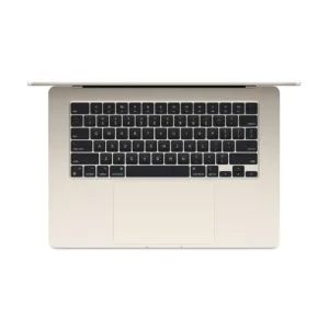 لپ‌تاپ 15.3 اینچی اپل مدل MacBook Air MW1K3 2025، با پردازنده M4، رم 16 گیگابایت Unified، حافظه SSD با ظرفیت 512 گیگابایت، نمایشگر Liquid Retina، شارژدهی تا 18 ساعت، پشتیبانی از Wi-Fi 6E و 2 پورت USB Type-C