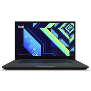 لپ‌تاپ اینتل مدل NUC X15 با پردازنده Core i7-12700H و گرافیک Intel Arc A730M، رم DDR5 16GB با فرکانس 4800MHz، حافظه SSD با ظرفیت 1TB، نمایشگر 15.6 اینچ IPS با نرخ به‌روزرسانی 144Hz، دارای نور پس‌زمینه کیبورد، کاستوم شده