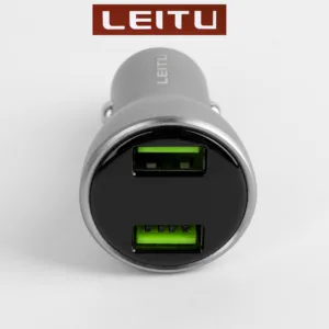 شارژر فندکی لیتو مدل LC-C20 به همراه کابل تبدیل لایتنینگ
