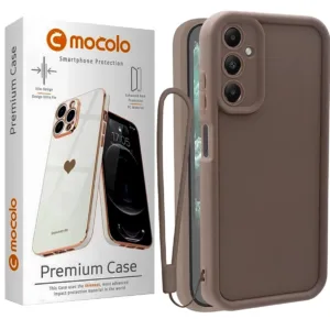 کاور موکولو مدل Silicone Puffer Strap مناسب برای گوشی موبایل سامسونگ Galaxy S23 FE 5G / S23 FE به همراه بند آویز