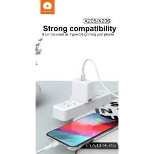 شارژر دیواری 45 وات جی ال وی مدل S25 Ultra به همراه کابل تبدیل USB-C